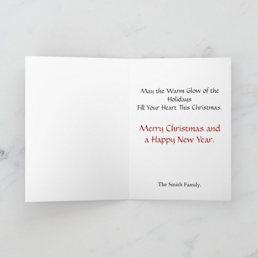 Holly Woman - Vintage-kerstkaart Feestdagen Kaart (Binnen)