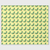 Holly Wrapping Paper Cadeaupapier (Vlak)