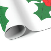 Holly Wrapping Paper Cadeaupapier (Rol Hoek)
