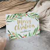 Holly Wreater Corporate Holiday Feestdagen Kaart