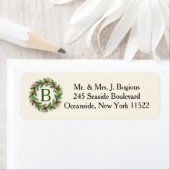 Holly Wreater Return Address Label (Insitu)