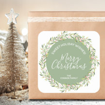 Holly Wreath Kersthomemade Holiday Baking