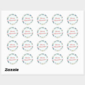  Holly Xmas Envelopzegel (20) Ronde Sticker (Vel)
