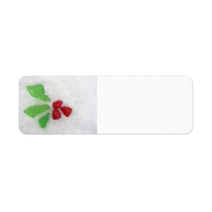 "Holly" Zee Glass op etiket van het Adres van de S