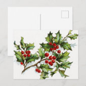 HollyBerries_001 Briefkaart (Voorkant / Achterkant)