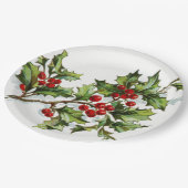 HollyBerries_001 Papieren Bordje (Gekanteld)