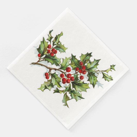 HollyBerries 001 Servet (Hoek)