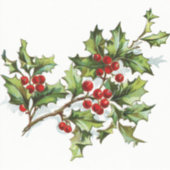 HollyBerries 001 Sticker (Voorkant)