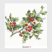 HollyBerries 001 Sticker (Vel)