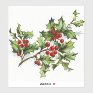 HollyBerries 001 Sticker