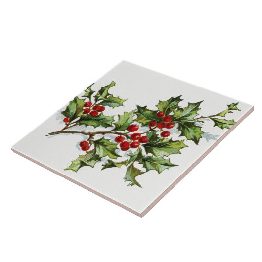 HollyBerries 001 Tegeltje (Zijkant)