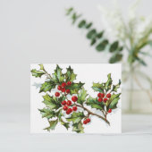 HollyBerries 002 Briefkaart (Staand voorkant)
