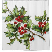 HollyBerries 002 Douchegordijn (Voorkant)