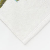 HollyBerries 002 Fleece Deken (Hoek)