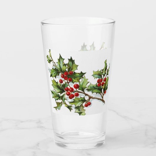HollyBerries 002 Glas (Achterkant)