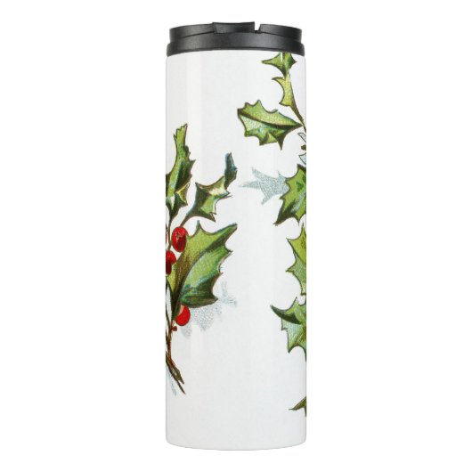 HollyBerries 002 Thermosbeker (Achterkant)