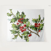 HollyBerries 002 Wandkleed (Voorkant (horizontaal))