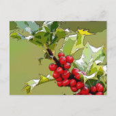 HollyBerries 005 Briefkaart (Voorkant)