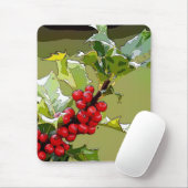 HollyBerries 006 Muismat (Met muis)