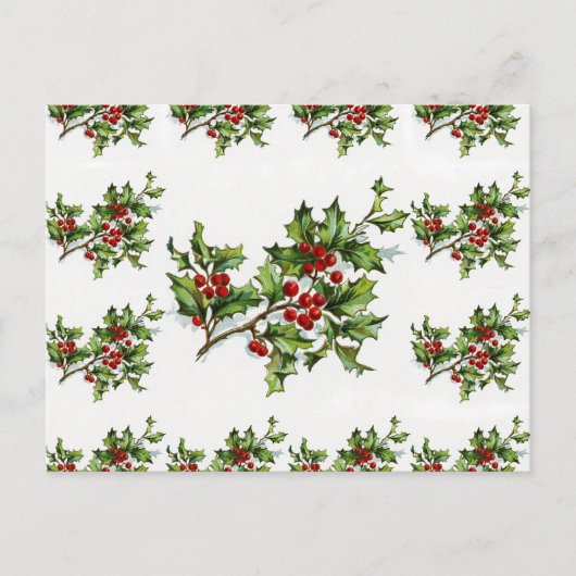 HollyBerries Briefkaart (Voorkant)