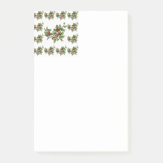 HollyBerries Post-it® Notes (Voorkant)