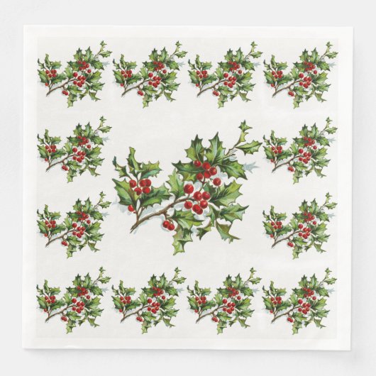 HollyBerries Servet (Voorkant)