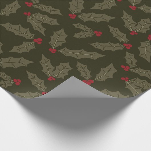 Hollyberry Sprinkles Cadeaupapier (Hoek)