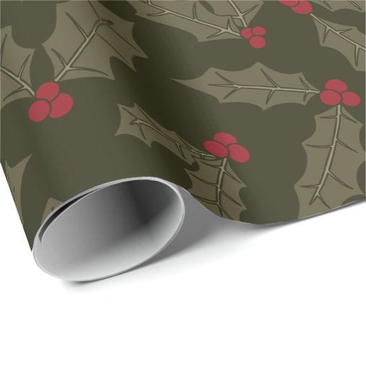 Hollyberry Sprinkles Cadeaupapier (Rol Hoek)