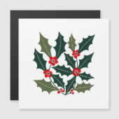 Hollybes Bladeren in Mid Century Modern Stijl (Voorkant / Achterkant)