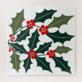 Hollybesblad Mid Century Modern Stijl Legpuzzel (Horizontaal)