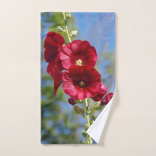 Hollyhochanddoekset Bad Handdoek (Handdoek)