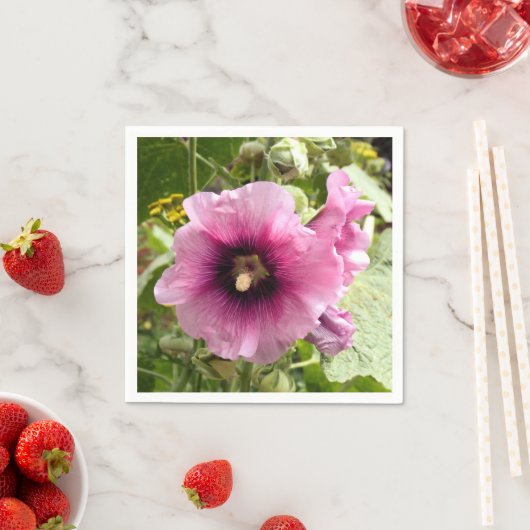 HOLLYHOCK BLOEMEN SERVET (Insitu)