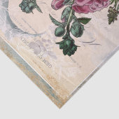  Hollyhock Boeket met Letters Collage Tissuepapier (Detail)