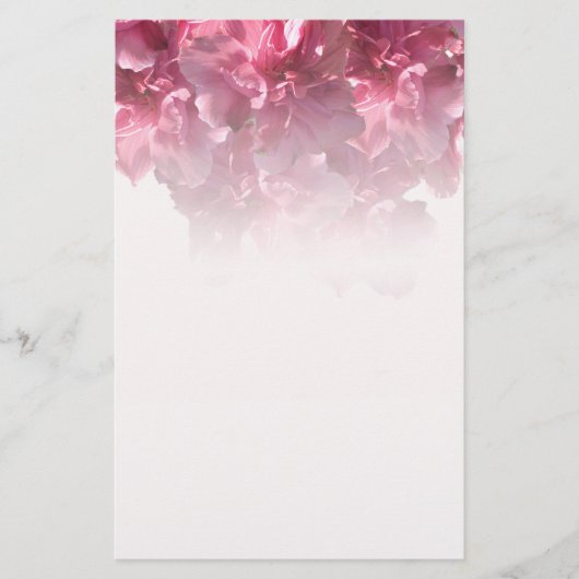 Hollyhock-briefpapier Briefpapier (Voorkant)