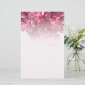 Hollyhock-briefpapier Briefpapier (Staand voorkant)