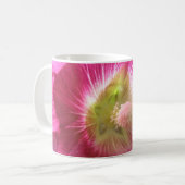 Hollyhock Deep Pink Coffee Mok (Voorkant links)
