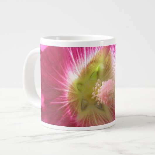 Hollyhock Deep Pink Mok (Links)