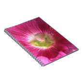 Hollyhock Deep Pink Notitieboek (Rechterzijde)