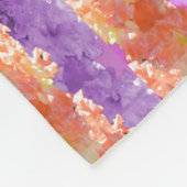 Hollyhock Elegance Fleece Deken (Hoek)