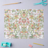 Hollyhock en Honeysuckle Flowers Art-tissue paper Tissuepapier (Craft)