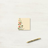 Hollyhock Flowers Art Post It Personal Note Pad (Op bureau)
