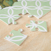  Hollyhock Flowers Art Puzzel Legpuzzel (Zijkant)