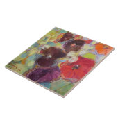 Hollyhock Garden I Tile Tegeltje (Zijkant)