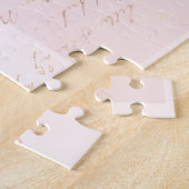  Hollyhock in Letters Collage Legpuzzel (Zijkant)