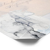  Hollyhock in Letters Collage Perfect Poster (Hoek)