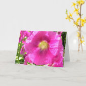 Hollyhock-Kaart Kaart (Gele Bloem)