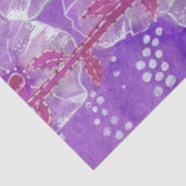 Hollyhock Mallow Malva Purpe Violet Flower Floral Tissuepapier (Detail)