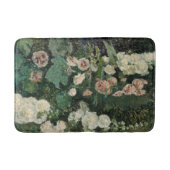 Hollyhock Roos Flowers Badmat (Voorkant)