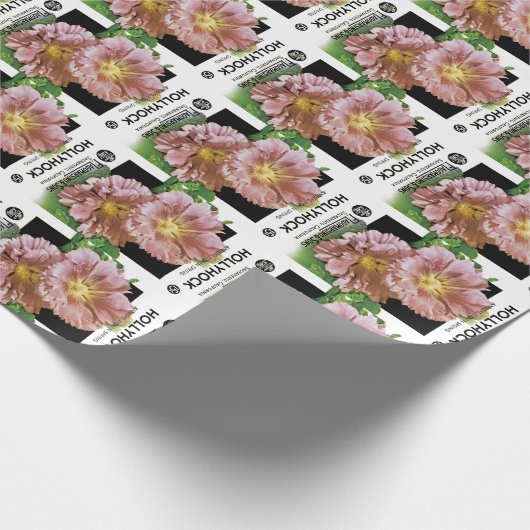 Hollyhock  Seed Packet Cadeaupapier (Hoek)
