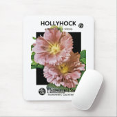 Hollyhock  Seed Packet Muismat (Met muis)